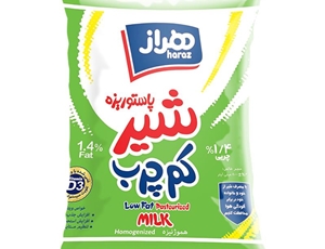 شیر کم چرب غنی شده با ویتامین D3 هراز